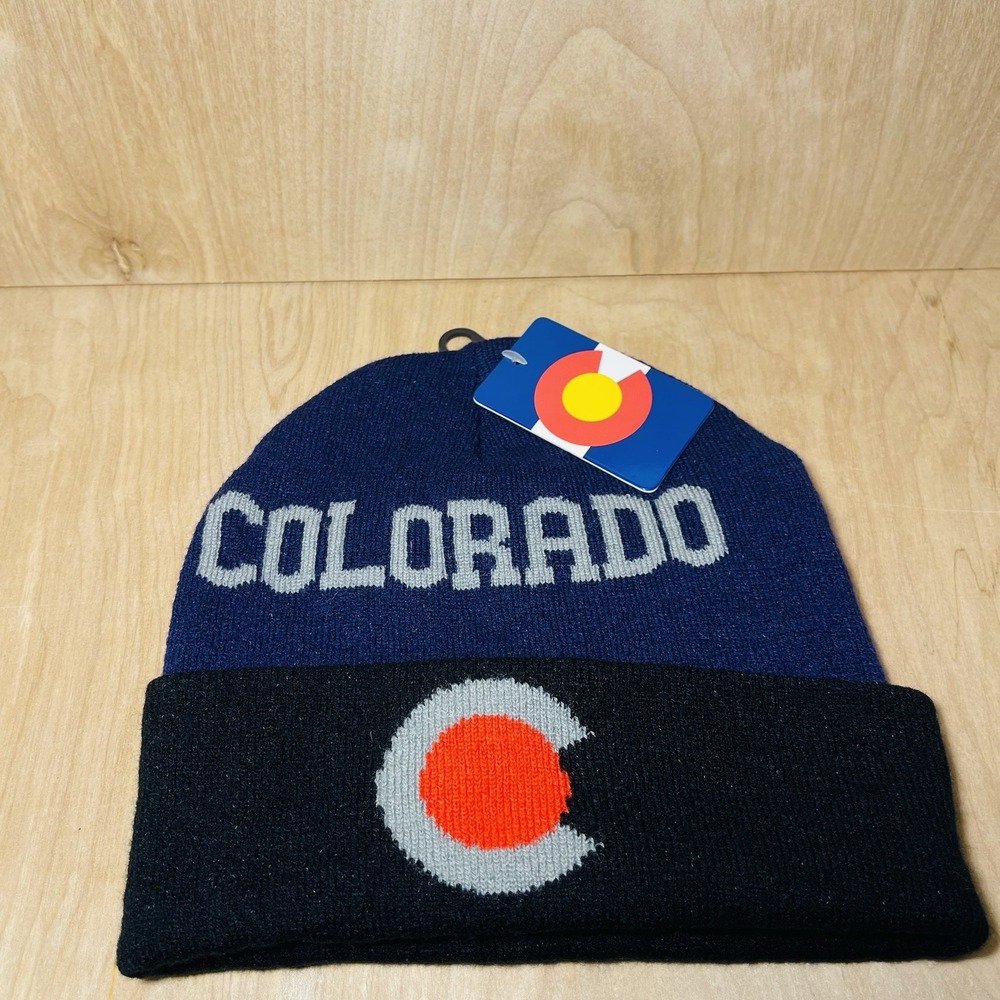 Colorado State Knit‎ Hat Navy NWT
